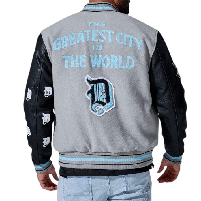 Jordan Craig D-Town Varsity Jacket (Lion Grey) 91653