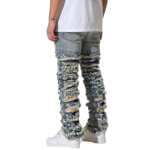 Crysp Fray Stacked Denim (Indigo) CRYSPF123-06