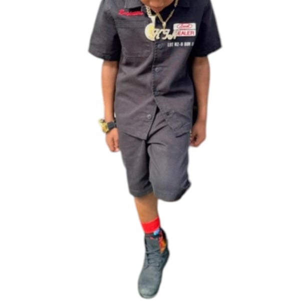 Kids Jordan Craig Re-Up Mechanic Set (Black)