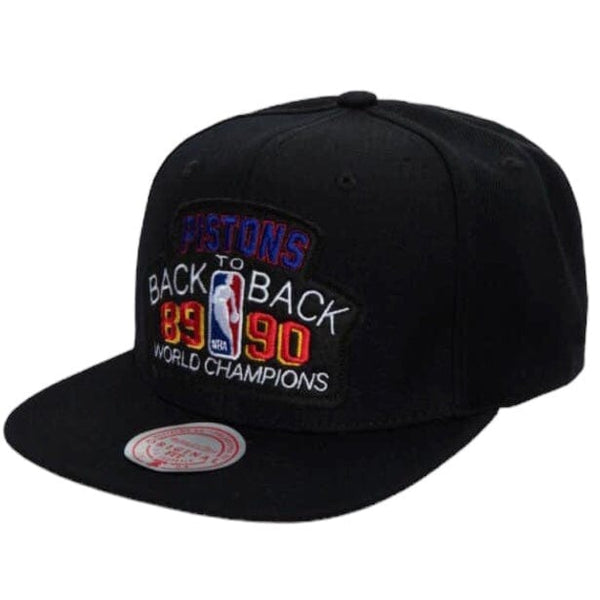Mitchell & Ness Nba Detroit Pistons B2B Hwc Snapback (Black)