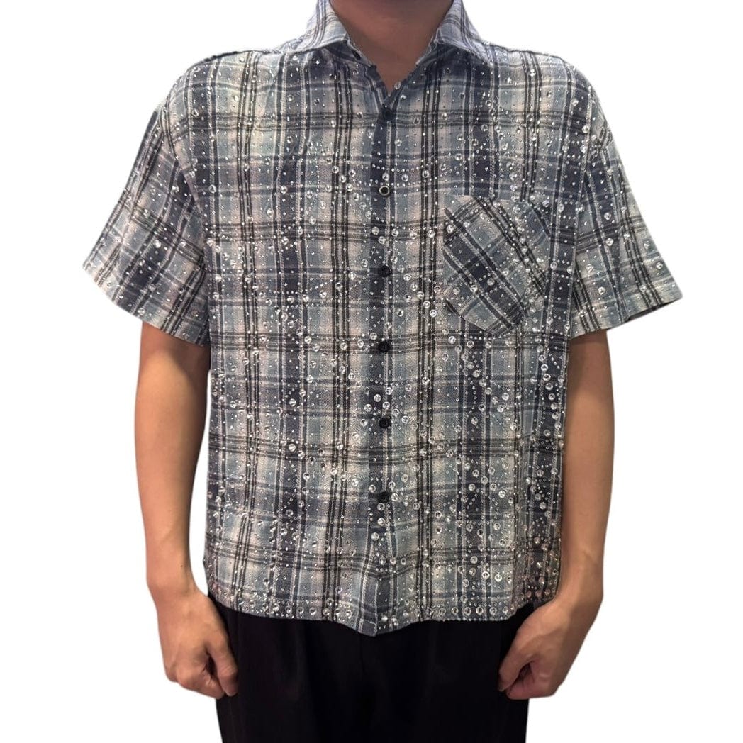 The Syndicate Milano Short Sleeve Flannel (Blue)