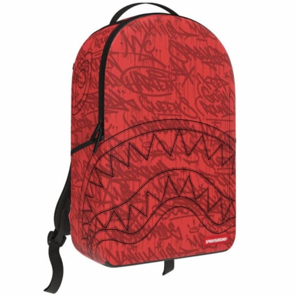 Sprayground Red Scribble Backpack – City Man USA