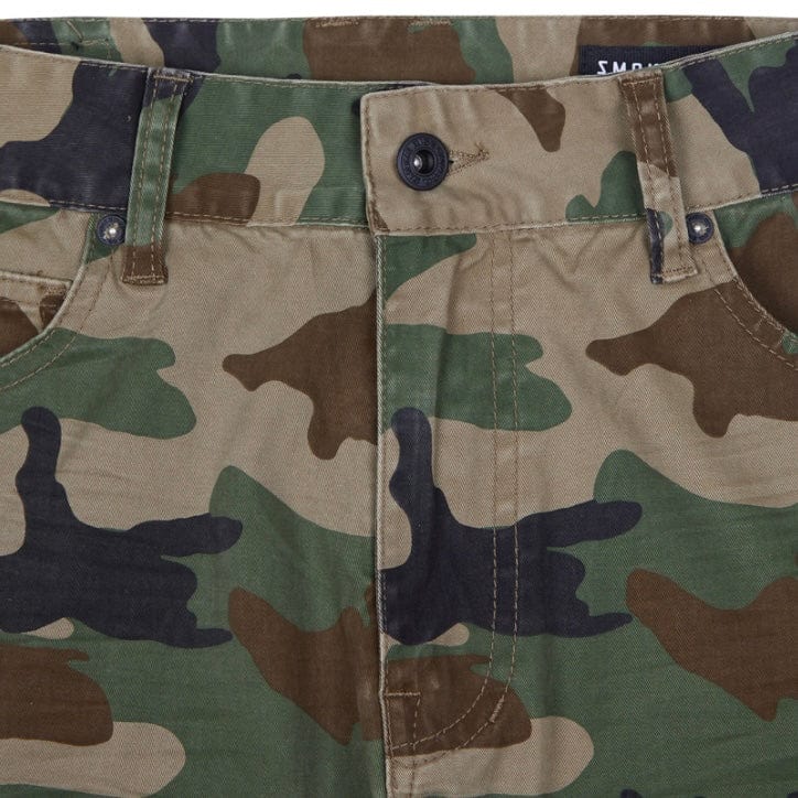 Smoke Rise Stacked Utility Pocket Twill Pants (Wood Camo) JP23539