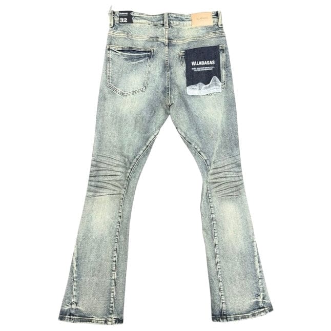 Valabasas Fax Stacked Denim (Light Blue Wash) VLBS-VJ3-1004
