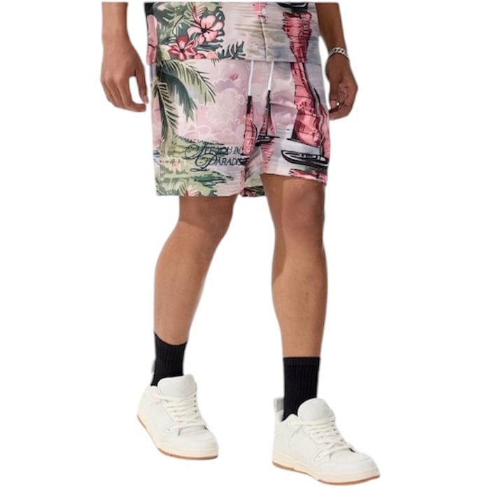 Jordan Craig Retro Wanderlust Party Short & Shirt Set (Palm Beach) 2060-2060S