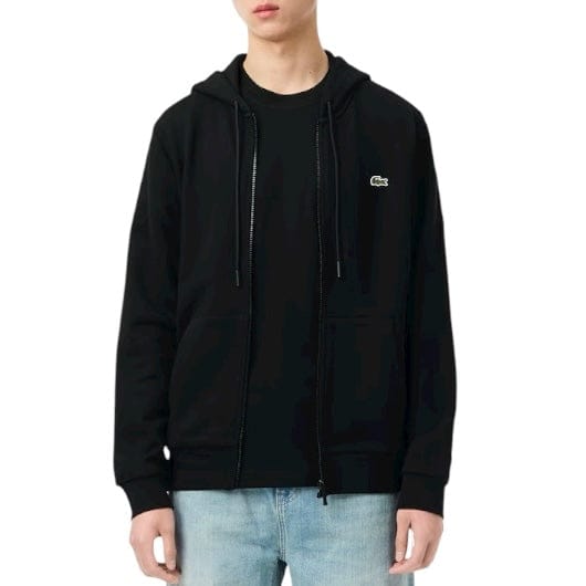 Lacoste Classic Fit Zip-Up Fleece Sweatshirt (Black) SH9809-51
