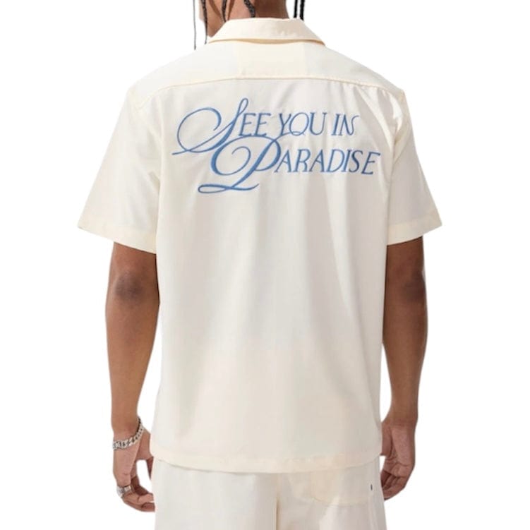 Jordan Craig Oakland Mechanic Short & Shirt Set (Cream) 2061-2061S