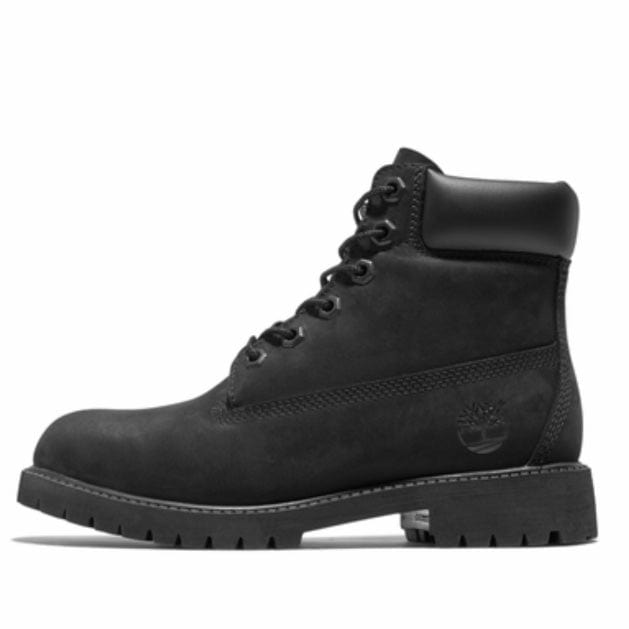 Junior Timberland Premium 6 In Waterproof Boots (Black Nubuck) TB-012907-001