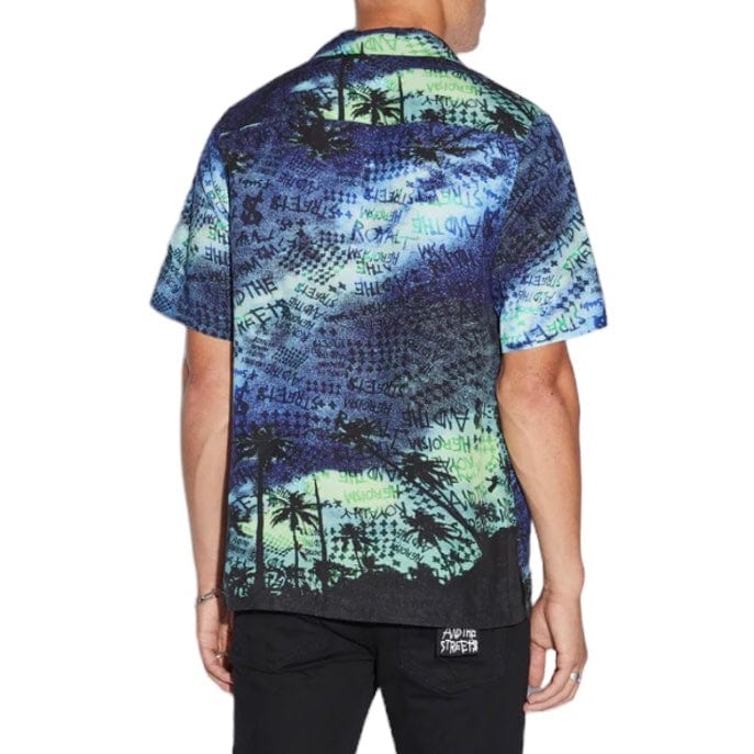 Ksubi Space Palm Resort SS Shirt (Multi) MSP24SH006