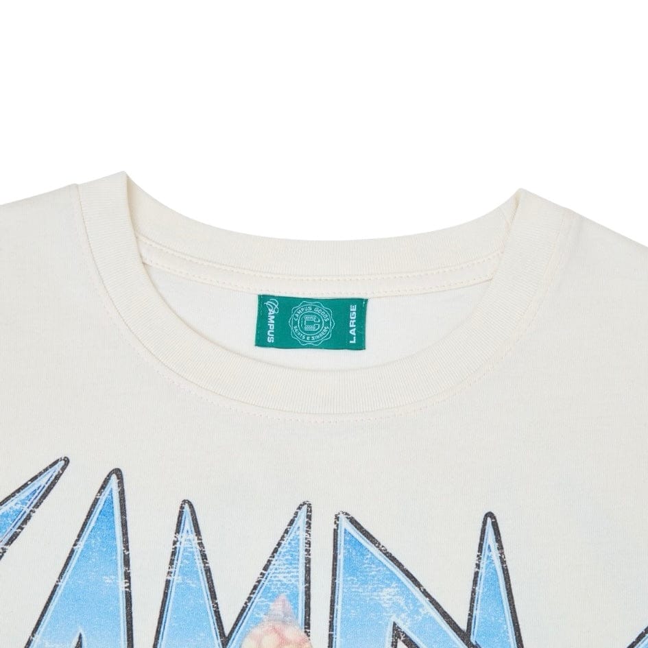 Campus Goods Broken Web Tee (Cream) CG-H25-032