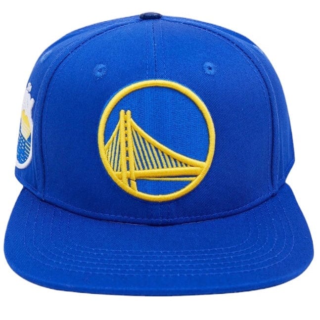 Pro Standard Golden State Warriors Logo Snapback Hat (Royal Blue)