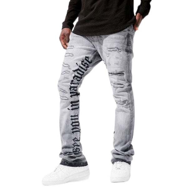 Jordan Craig Martin Stacked See You In Paradise Denim (Cement) JTF1154