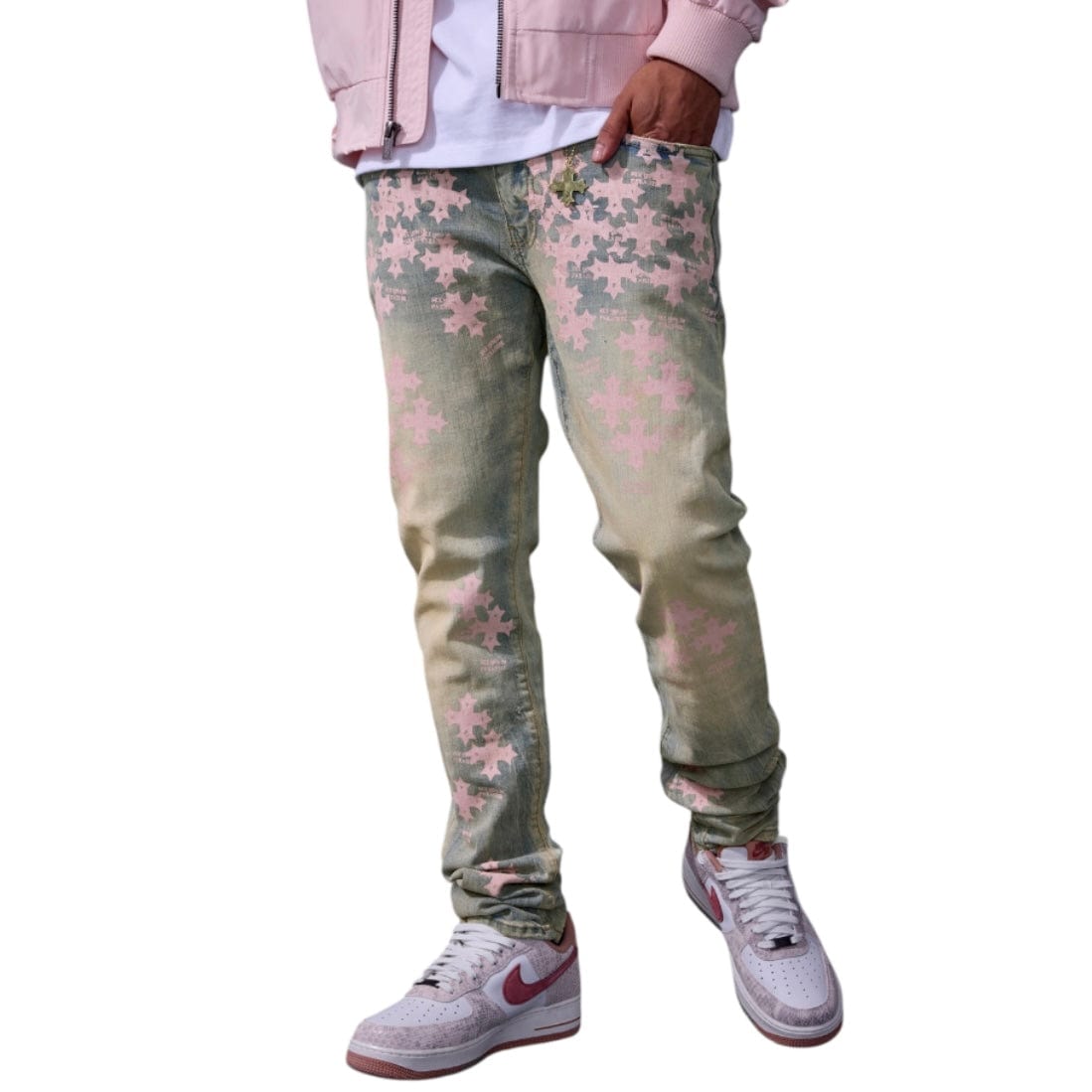 See You In Paradise Slim Taper Paradise Denim (Iced Lager) JS2293