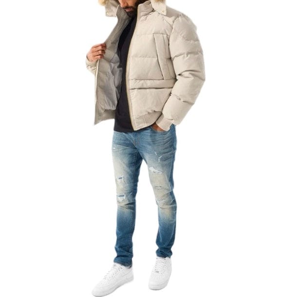 Jordan Craig Cross Bay Bomber Jacket (Taupe) 91630