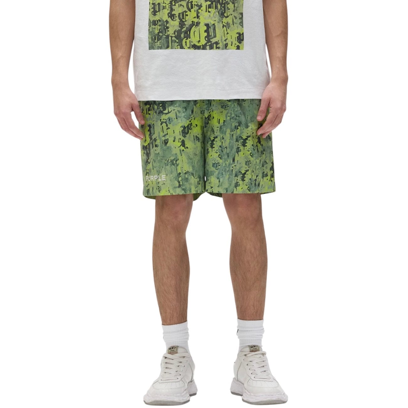 Purple Brand Worn Gothic Camo Swim Shorts (Gothic Camo) P504-PGWC325