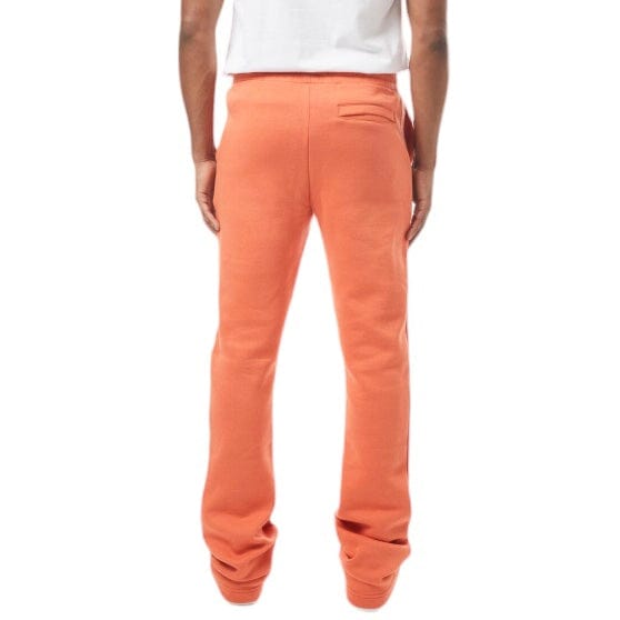 M. Society Stacked Fleece Sweatpants (Burnt Sienna) MS-23708