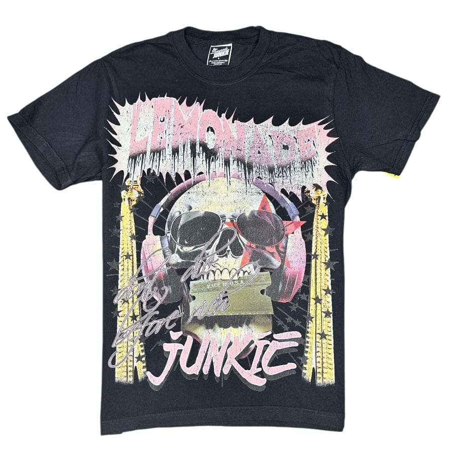 Lemonade Junkie Worldwide Junkie Tee (Washed Black) LJ-084324