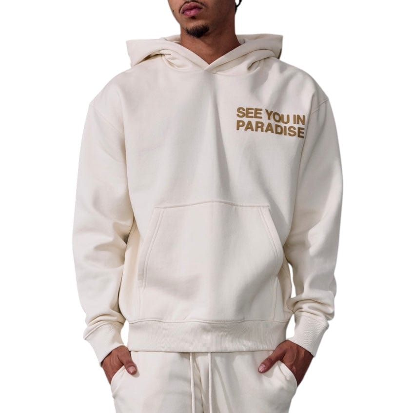 See You In Paradise Tonal Pullover Hoodie (Bone) 8899H