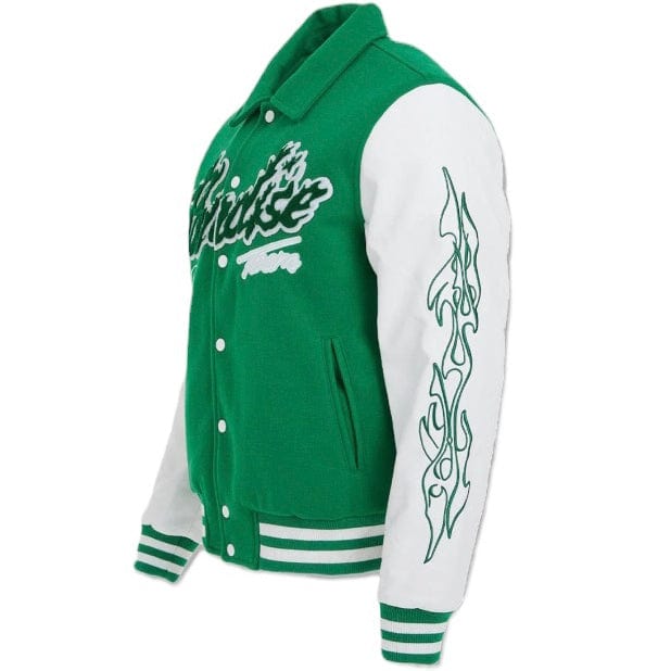 Jordan Craig Paradise Tour Varsity Jacket (Green) 91632