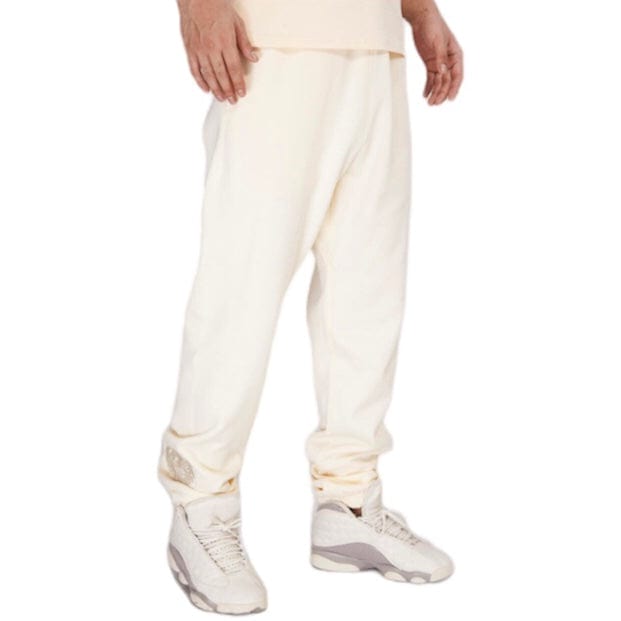 Pro Standard Detroit Tigers Neutral Relaxed Fleece Sweatpants (Eggshell)