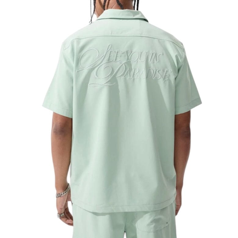 Jordan Craig Oakland Mechanic Short & Shirt Set (Sage) 2061-2061S