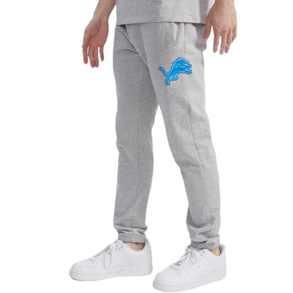 Pro Standard Detroit Lions Script Tail Rib Fleece Sweatpants (H.Gray/Black)