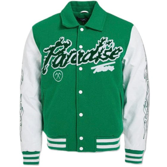 Jordan Craig Paradise Tour Varsity Jacket (Green) 91632