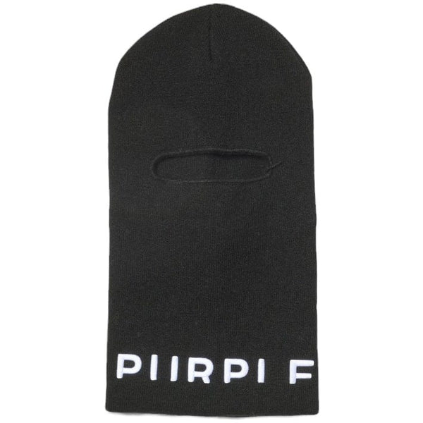 Purple Brand Wordmark Balaclava (Black) A6101-ABBW424