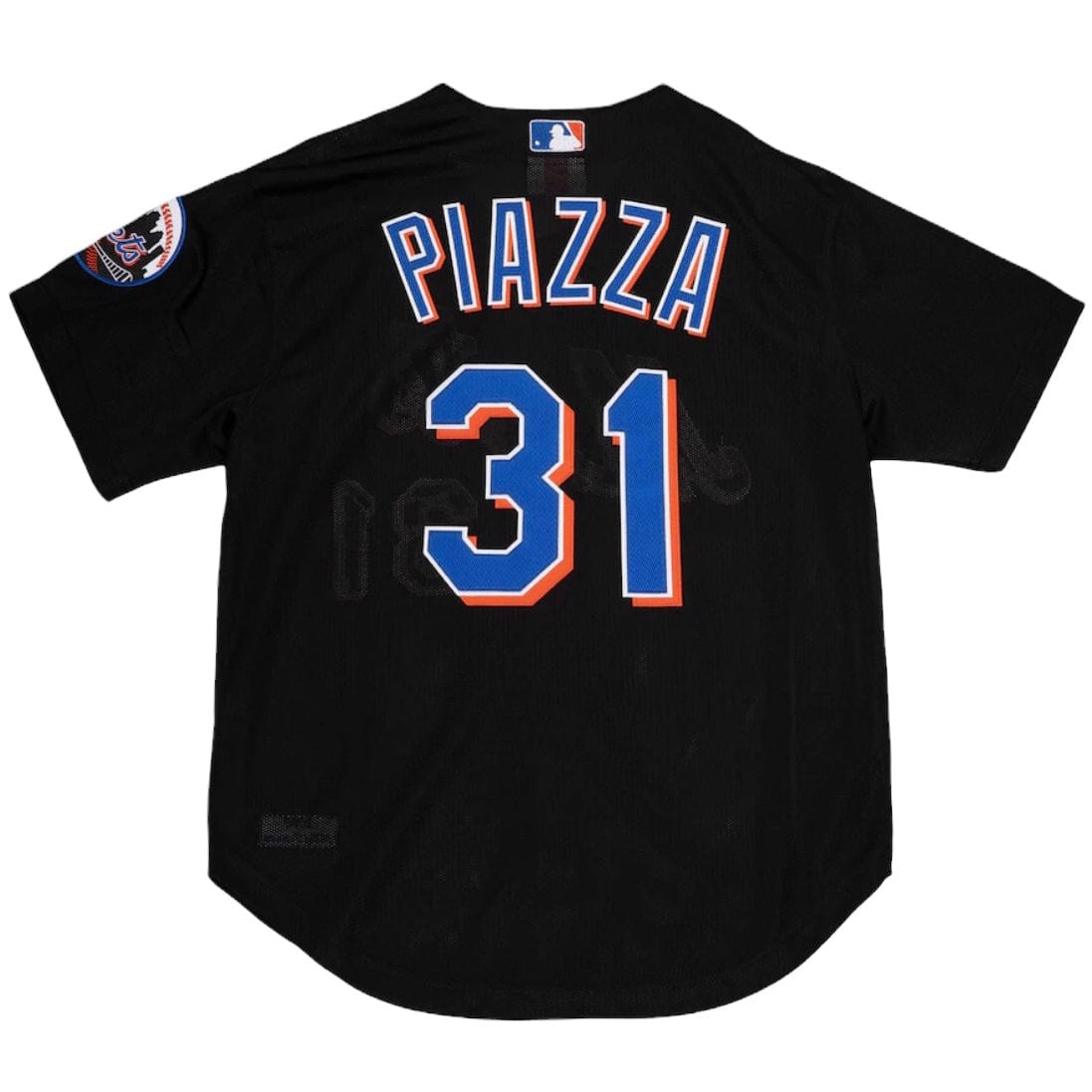 Mitchell & Ness MLB New York Mets Authentic Bp Jersey (Black)