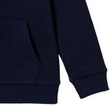 Kids Lacoste Kangaroo Pocket Zip-Up Hoodie (Navy Blue) SJ9723-51