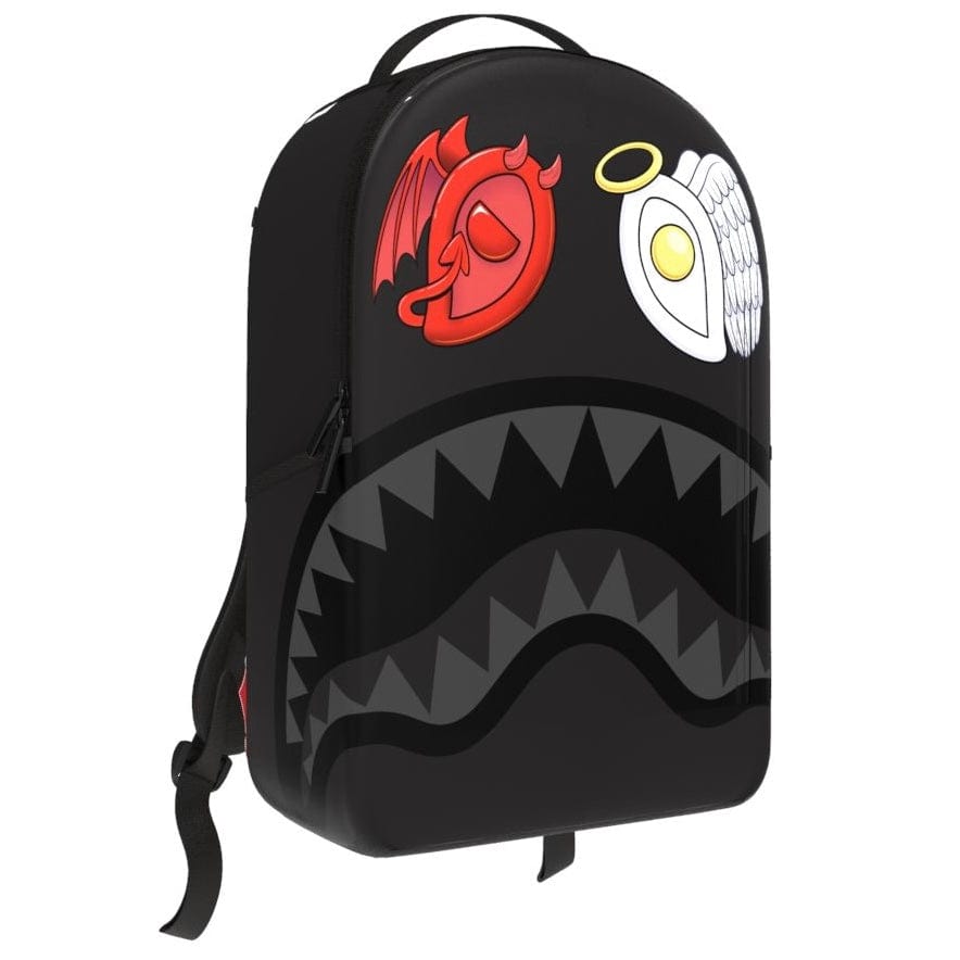 Sprayground Black Removable Eyes DLXSV Backpack