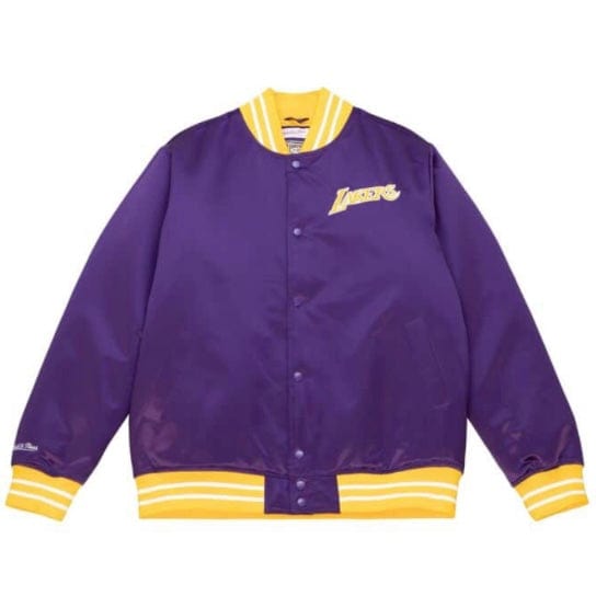 Mitchell & Ness NBA Los Angeles Lakers Heavyweight Jacket (Purple)