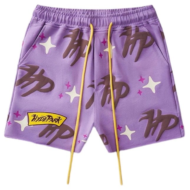 Hyde Park Puff The Magic Pattern Shorts (Purple)