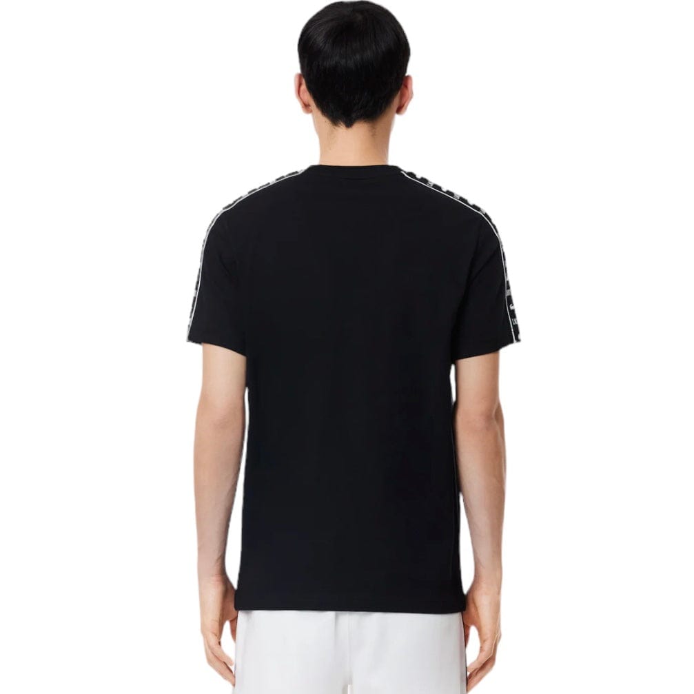 Lacoste Logo Stripe Tee (Black) TH7404-51