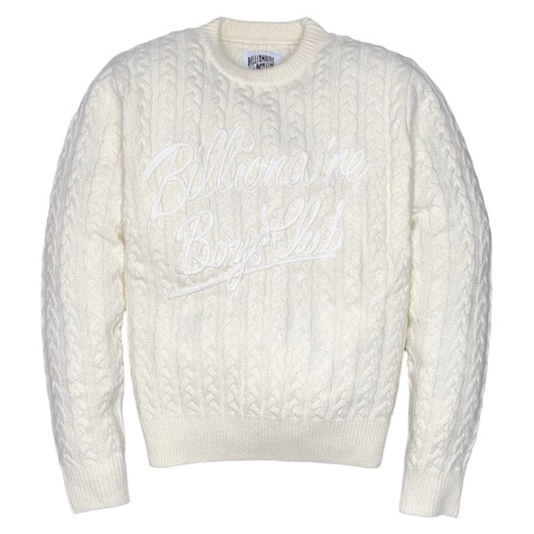 Billionaire Boys Club BB Signature Sweater (Gardenia) 831-9500