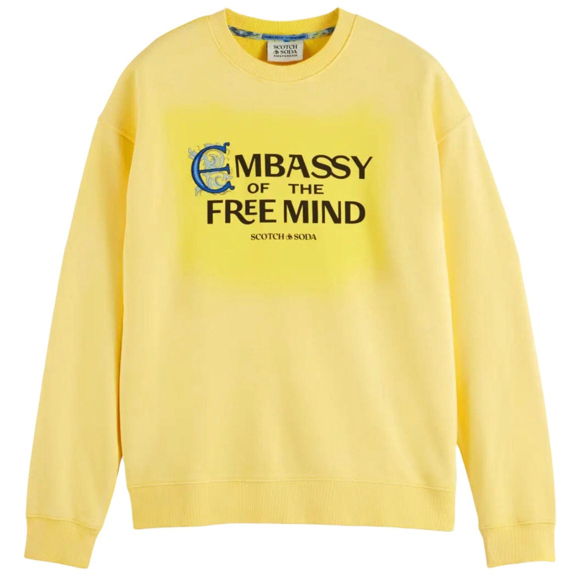 Scotch & Soda Embassy Of The Free Mind Sweatshirt (Candlelight) 178466