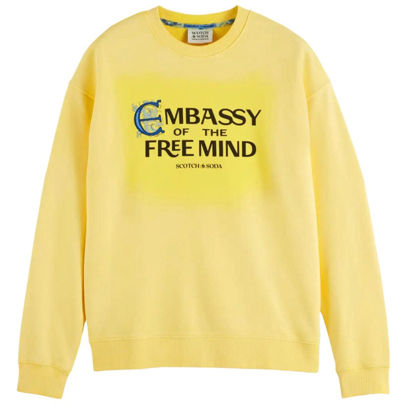 Scotch & Soda Embassy Of The Free Mind Sweatshirt (Candlelight) 178466