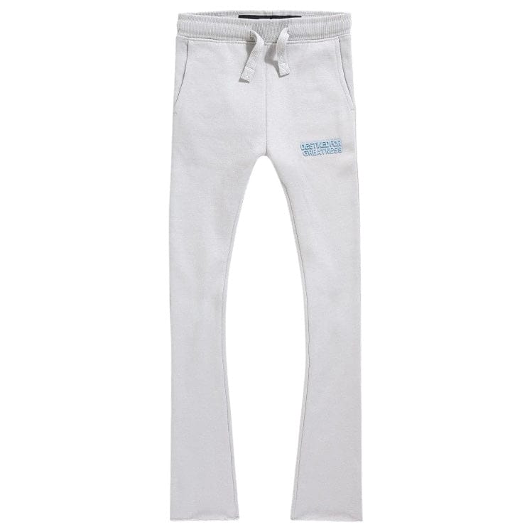 Kids Destined For Greatness Stacked Sweatpants (Cement)