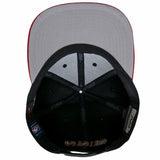 Pro Standard Chicago Bulls Side Patch Wool Snapback (Black/Red)