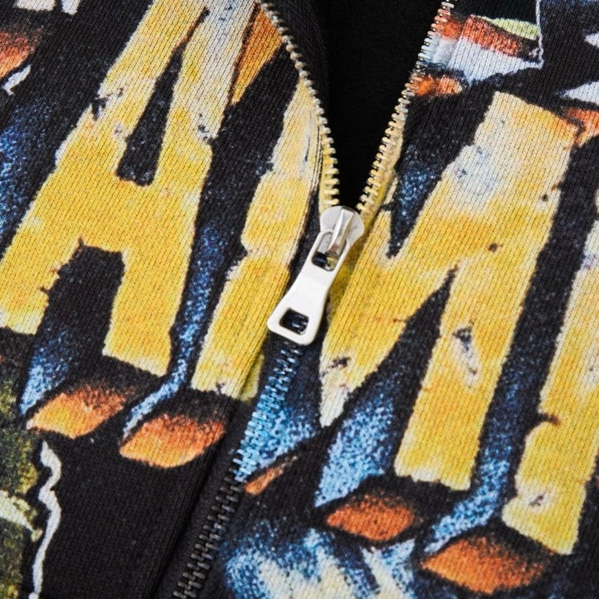 Campus Goods Peacekeeper Zip Up Hoodie (Black) CG-H25-043