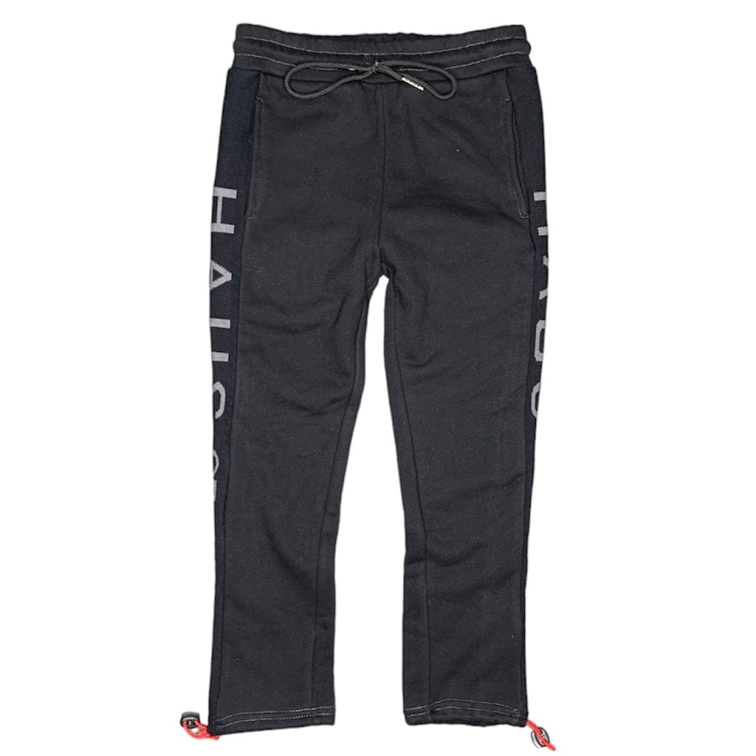 Haus Of Jr Striped Jogger (Black) - HOJFA20-112