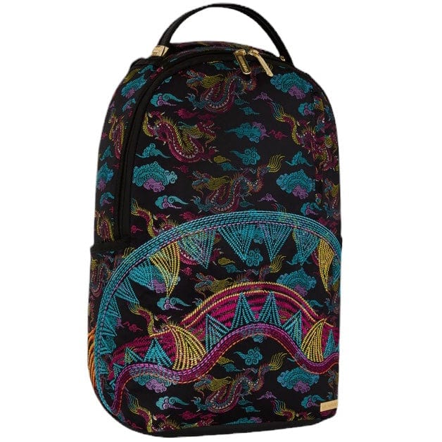 Sprayground Embroidered Dragons DLX Backpack