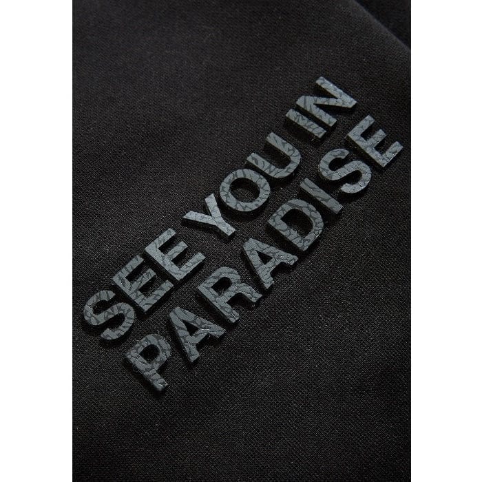 See You In Paradise Stacked Sweatpants (Black)