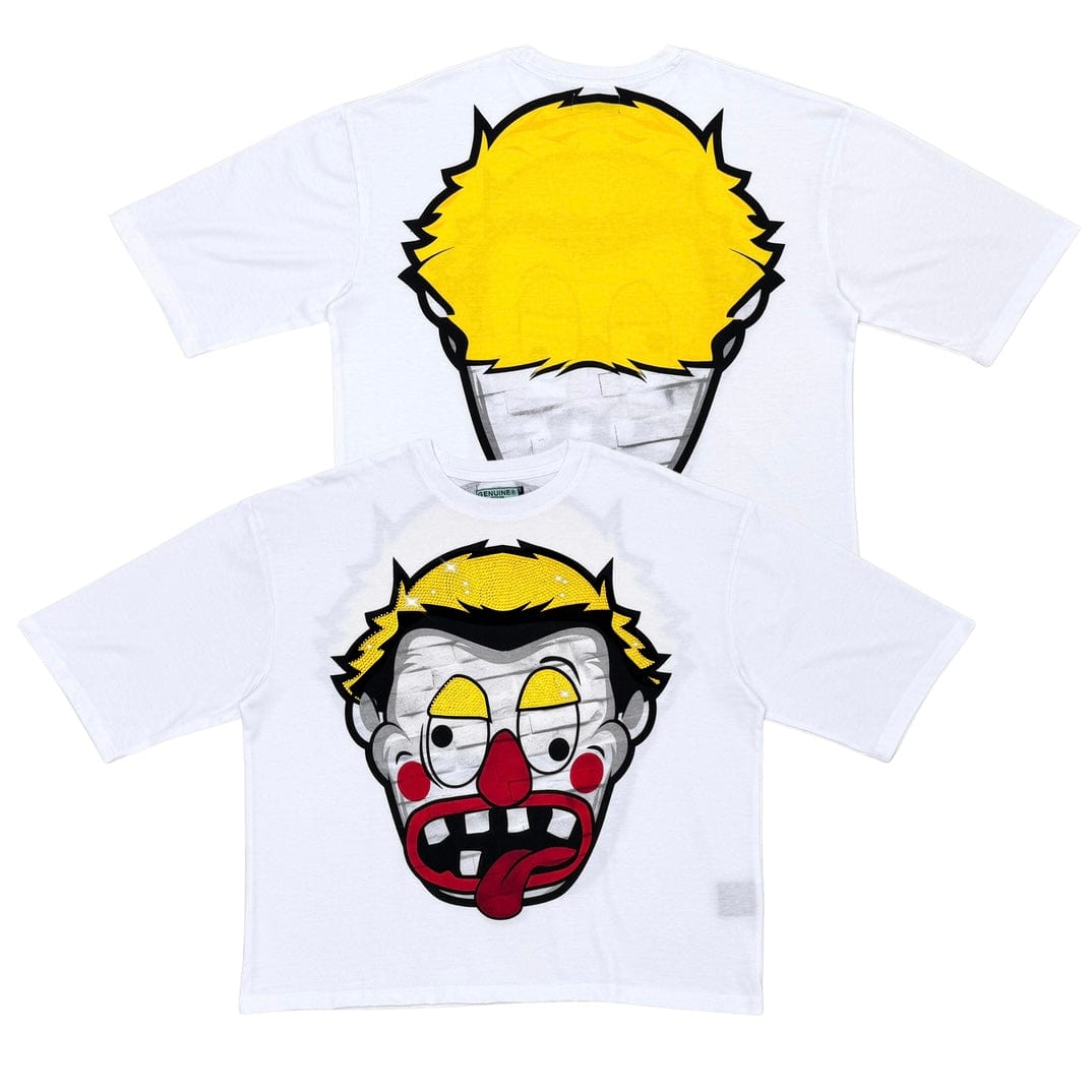 Genuine Dizzy Clown T Shirt (White) GN6264-WHT