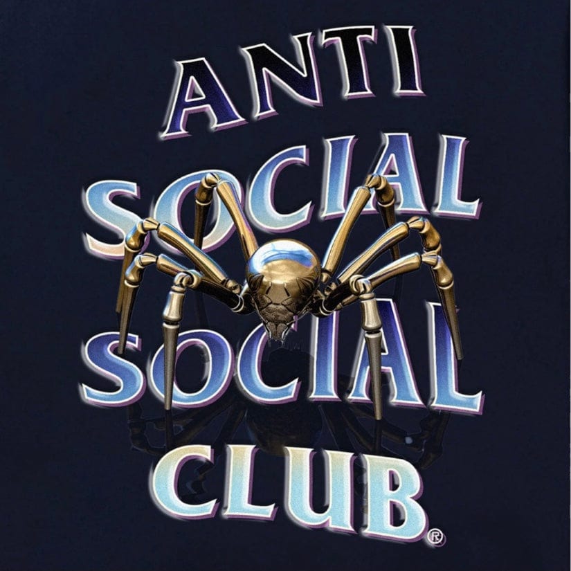 Anti Social Social Club Crawl To Me Tee (Navy)