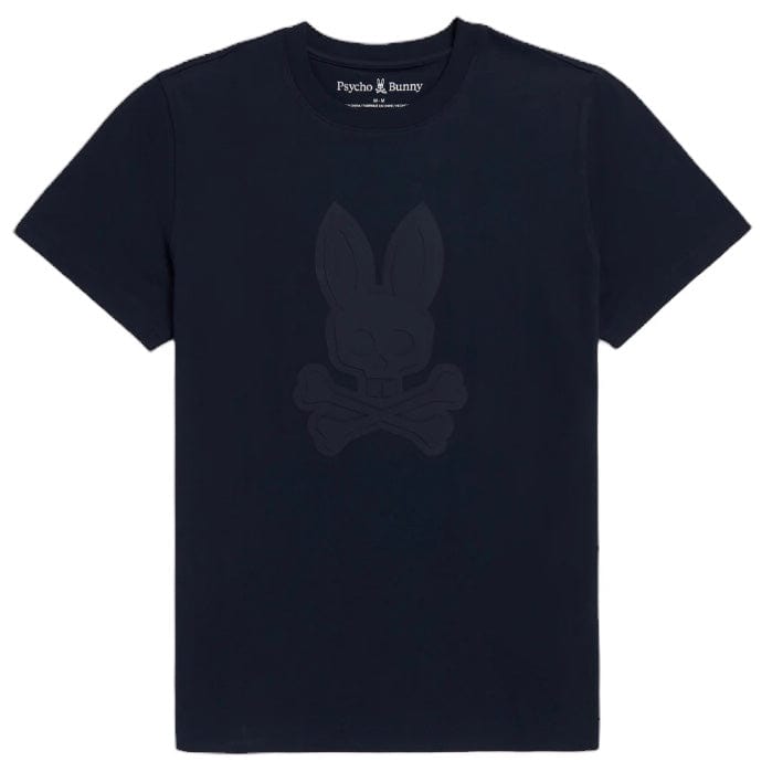 Psycho Bunny Damon Graphic Tee (Navy) B6U900Y1PC