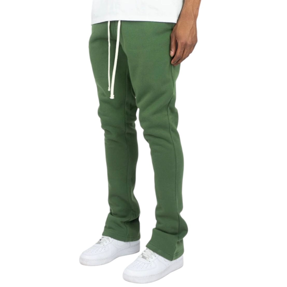 Rebel Minds Stacked Fleece Sweatpants (Olive) 100-475