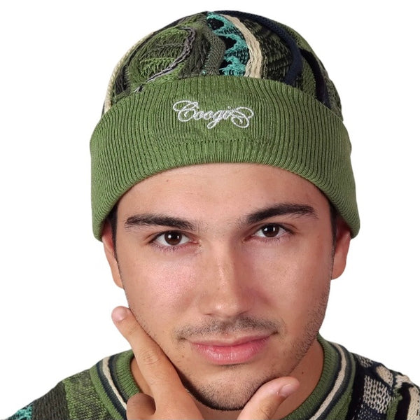 Coogi Melbourne Skully Beanie (Olive Multi) C84205