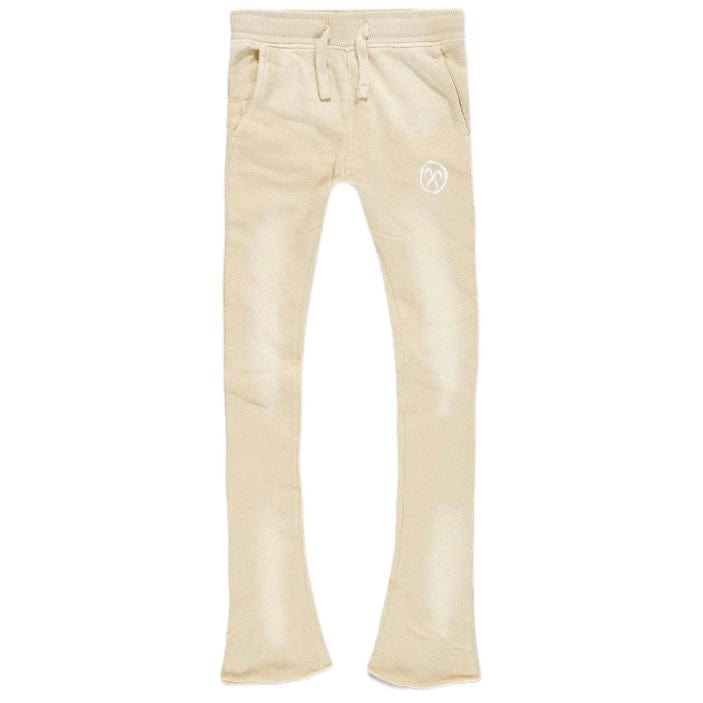 Boys Jordan Craig Afterlife Stacked Sweatpants (Khaki) 8631LB