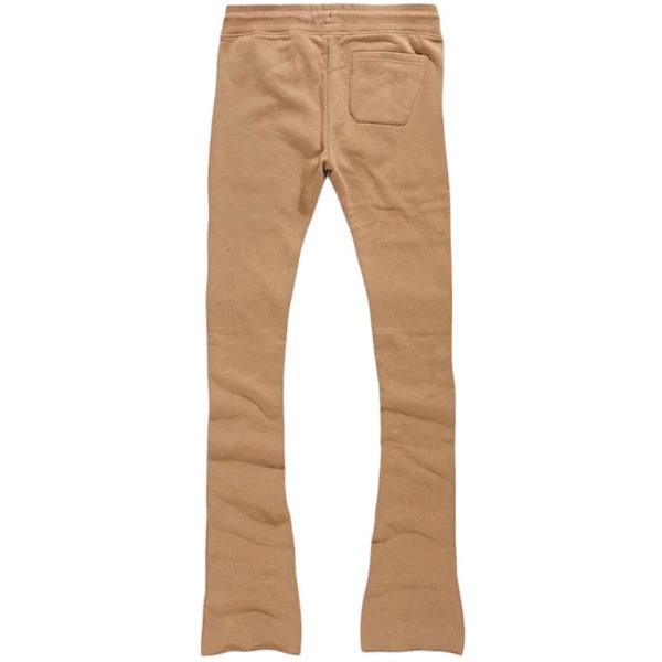 Boys Jordan Craig Uptown Stacked Sweatpants (Mocha) 8860LB